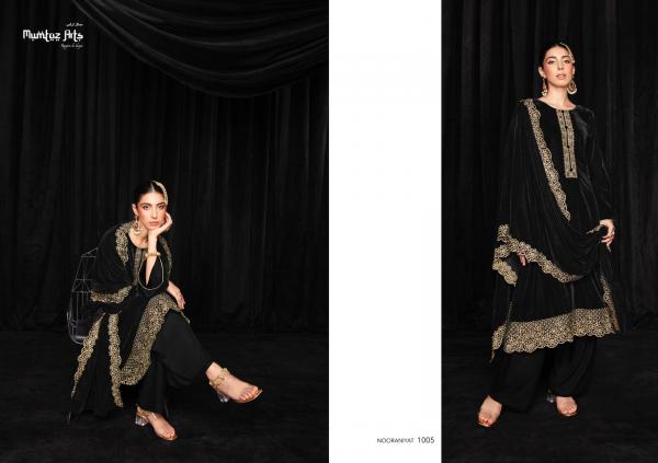 Mumtaz Nooraniyat Velvet  Embroidery Wear Velvet Salwar Kameez